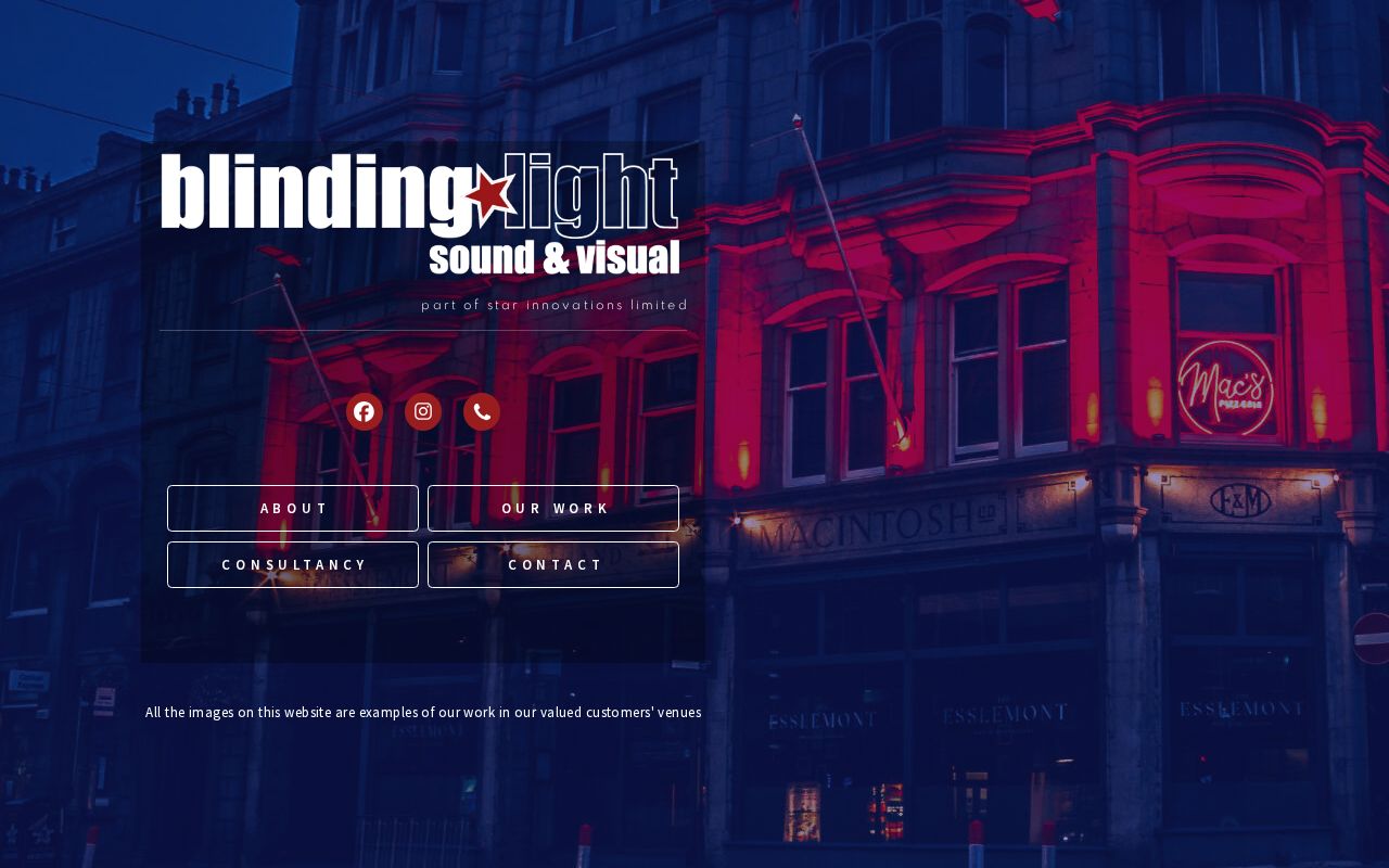 Blinding Light in Edinburgh